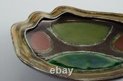 Gete Petersen for Kähler, ceramic bowl. Hand-painted, abstract motif