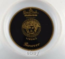 Gianni Versace for Rosenthal. Barocco porcelain bowl with gold decoration