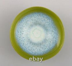 Gunnar Nylund for Rörstrand. Two miniature bowls in glazed ceramics