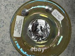 HUGE 2002 Iridescent Art Glass Signed Eric Dandurand Harmony C. A. Rare Htf