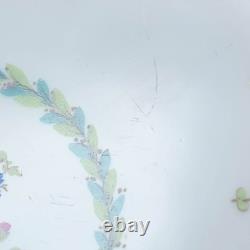 Haviland Limoges Vieux Paris Green Vert Oval Platter 13.78 in L With Well