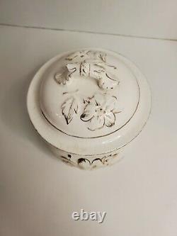 Haynes Ware Toulon Soap Container Bowl With Drain Insert And Lid