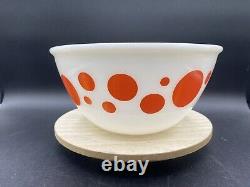 Hazel Atlas 4 Nesting Polka Dot Mixing Bowls