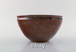 Helle Alpass (1932-2000). Bowl of glazed stoneware, 1960/70s