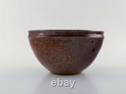 Helle Alpass (1932-2000). Bowl of glazed stoneware, 1960/70s