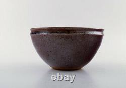 Helle Alpass (1932-2000). Bowl of glazed stoneware, 1960/70s