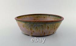 Helle Alpass (1932-2000). Large bowl of glazed stoneware, 1960/70s