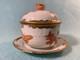 Herrend China Covered Jam Or Sauce Bowl #1377 Handpainted Hungary