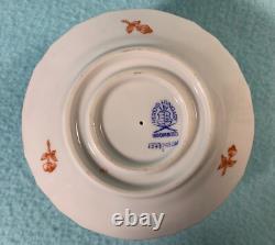 Herrend China Covered Jam Or Sauce Bowl #1377 Handpainted Hungary