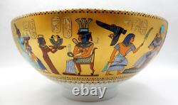Homage To Tutankhamen Kaiser 24k Porcelain Bowl Gerhard Fuetterer, #581 Of 5000 Homage To Tutankhamen Kaiser 24k Porcelain Bowl Gerhard Fuetterer, #581 Of 5000
