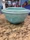 Homer Laughlin APPLE TREE GREEN Nested Mixing Bowls (SET Of 5) WV USA Vintage @@