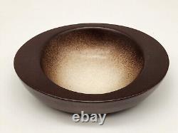 Howard Pierce Mid Century Modern Pottery Ceramic Ashtray / Bowl Speckled 6.25''W