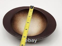 Howard Pierce Mid Century Modern Pottery Ceramic Ashtray / Bowl Speckled 6.25''W