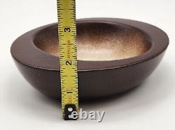 Howard Pierce Mid Century Modern Pottery Ceramic Ashtray / Bowl Speckled 6.25''W