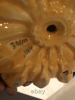 Huge Monkey Banana Bowl Made In Italy 15 X 13! Showstopper! 3061M