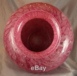 Huge Steuben Rose Cluthra Shape 2683 Vase