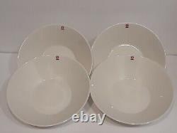 Iittala Teema 4 Pasta Bowls 8.5x2.25 New