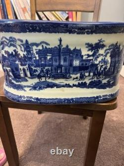 Incredible Victoria Ware Chinoiserie Porcelain Foot Bath Incredible Victoria Ware Chinoiserie Porcelain Foot Bath