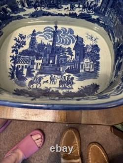 Incredible Victoria Ware Chinoiserie Porcelain Foot Bath Incredible Victoria Ware Chinoiserie Porcelain Foot Bath