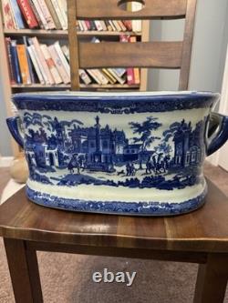 Incredible Victoria Ware Chinoiserie Porcelain Foot Bath Incredible Victoria Ware Chinoiserie Porcelain Foot Bath