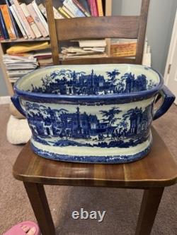 Incredible Victoria Ware Chinoiserie Porcelain Foot Bath Incredible Victoria Ware Chinoiserie Porcelain Foot Bath