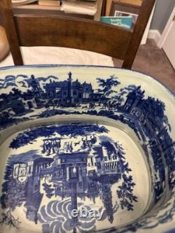 Incredible Victoria Ware Chinoiserie Porcelain Foot Bath Incredible Victoria Ware Chinoiserie Porcelain Foot Bath