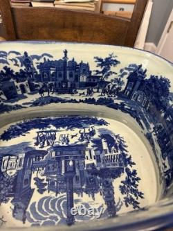 Incredible Victoria Ware Chinoiserie Porcelain Foot Bath Incredible Victoria Ware Chinoiserie Porcelain Foot Bath