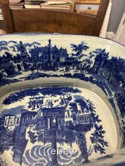 Incredible Victoria Ware Chinoiserie Porcelain Foot Bath Incredible Victoria Ware Chinoiserie Porcelain Foot Bath