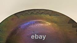 Iridescent Art Glass Bowl Lynn Latimer Signed Portland Or 15.5 Diameter Artisan