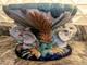 Italian Majolica Bowl With Elephants, Mid-20th Century, Victorian Styled