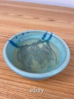 JT Abernathy Studio Pottery Ann Arbor 4.5 Diameter Bowl MCM Cranbrook Grotell