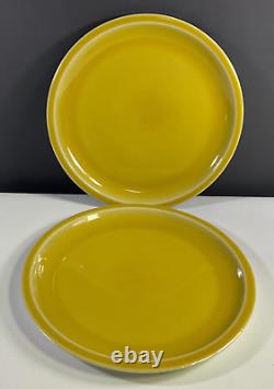 Jars France + Williams Sonoma Dinner Plates Yellow Cantine Set of 2