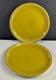 Jars France + Williams Sonoma Dinner Plates Yellow Cantine Set of 2