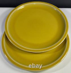 Jars France + Williams Sonoma Dinner Plates Yellow Cantine Set of 2