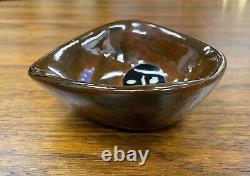 Jean Lurcat Sant-Vicens Hand Painted Abstract Glazed Ceramic Bowl