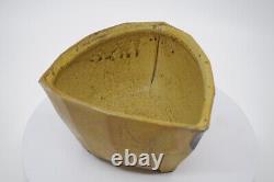 Jeff Oestreich Studio Pottery Deco Bowl 6 1/2 D