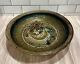 John Glick Plum Tree Pottery Brown 3D Art Pottery Decorative Bowl 10 3/4