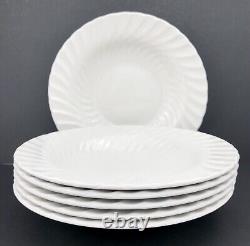 Johnson Brothers REGENCY White 8.5 Swirl Rim Soup Bowls (6)