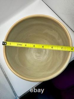 Korean Studio Pottery Bowl Cobalt Slip Lines, Modern Buncheong Aesthetic Korean Studio Pottery Bowl Cobalt Slip Lines, Modern Buncheong Aesthetic