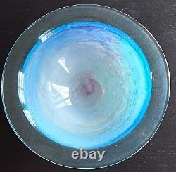 Kosta Boda Cancan 9 Footed Bowl Kjell Engman Sweden Art Glass 59146
