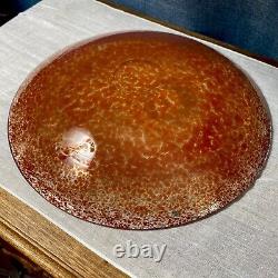 Kosta Boda Large Red Bowl Anna Ehrner Tellus Shallow Red Art Glass 14.5
