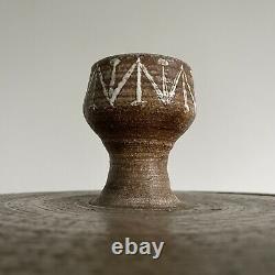 LARGE Rare Mid Century Studio Covered Art Pottery Bowl by Mary Kring Risley