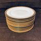 LIMOGES FRANCE GOLD RIM EDGE Haviland GOA France SET Of Twelve (12) Excellent