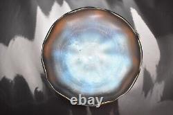 L. C. T. Tiffany Favrille Compote Bowl Louis Comfort Art Glass iridescent (repair)