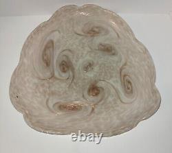 Large 16 Murano Fratelli Toso Art Glass Starry Night Bowl 1265