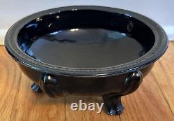 Large 16 Pc. Collection Of Antique & Vintage Black Amathyst Glass Must See