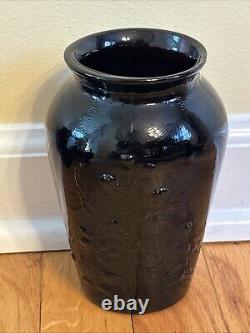 Large 16 Pc. Collection Of Antique & Vintage Black Amathyst Glass Must See