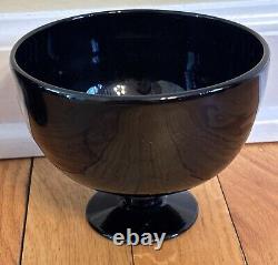 Large 16 Pc. Collection Of Antique & Vintage Black Amathyst Glass Must See