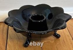Large 16 Pc. Collection Of Antique & Vintage Black Amathyst Glass Must See