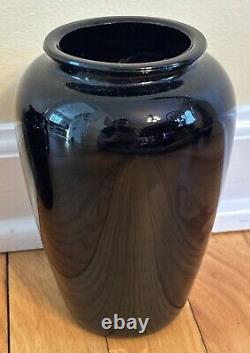 Large 16 Pc. Collection Of Antique & Vintage Black Amathyst Glass Must See